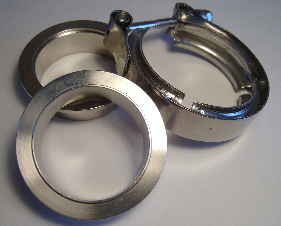 Stainless Steel 2.0" Male+Female V-Band Clamp